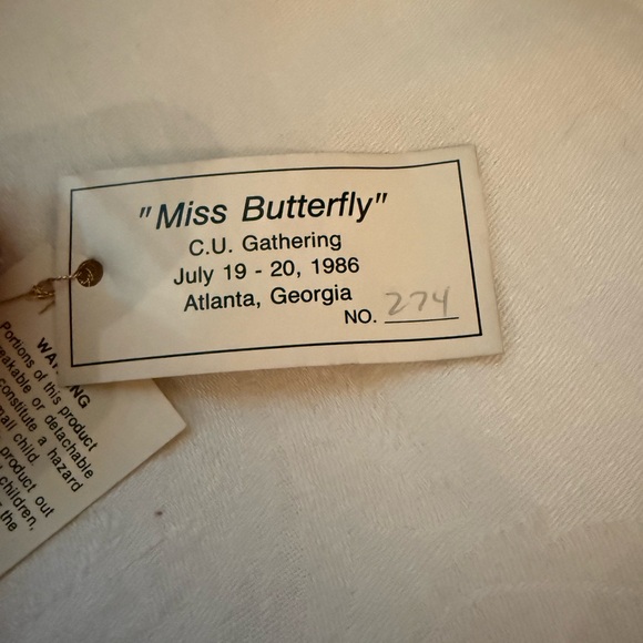 Gone with the Wind, Prissy Doll signed by Butterfly McQueen with display case. - Picture 5 of 6